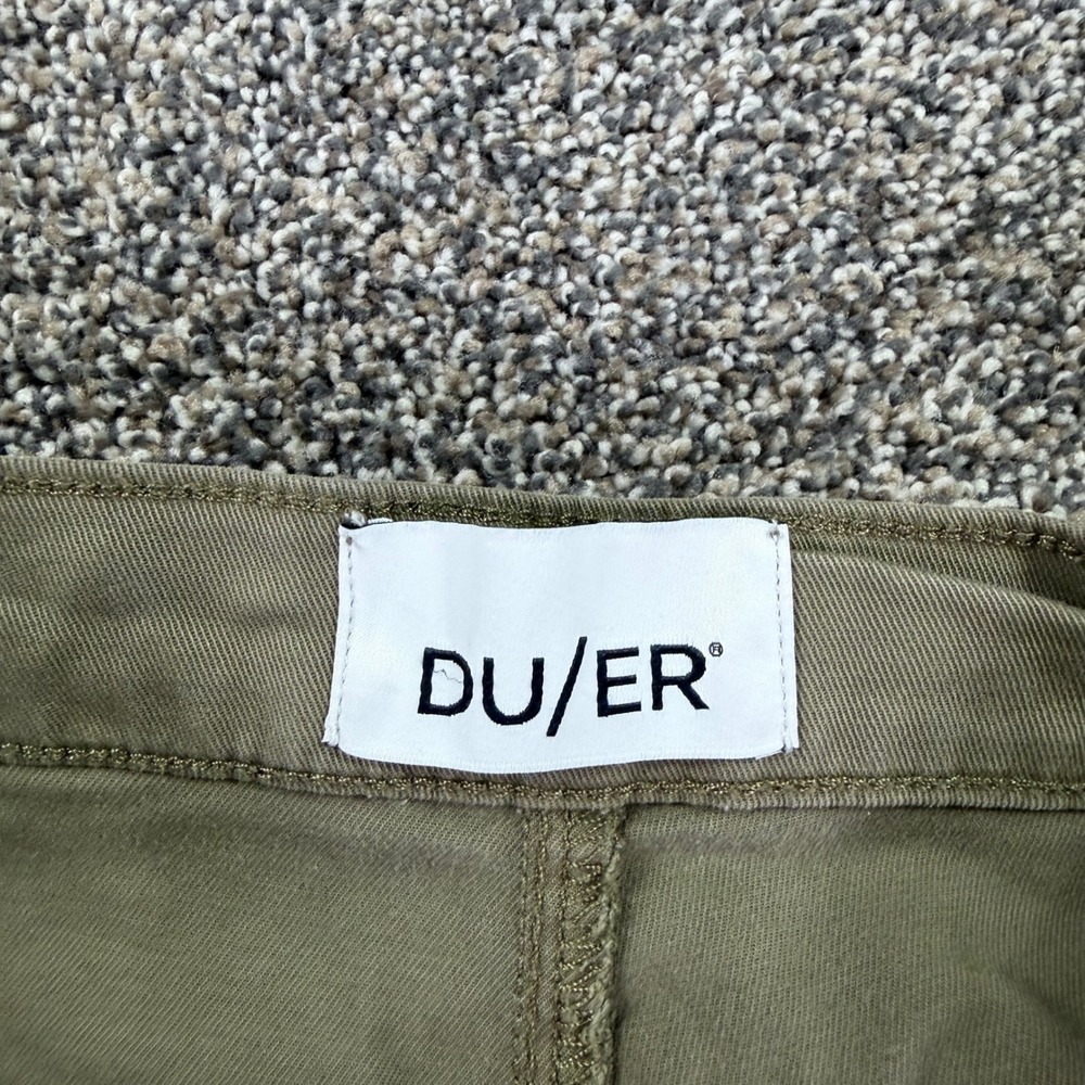 DU/ER Live Free Jogger Olive Green High Rise Performance Pants Womens 26 - Picture 7 of 15